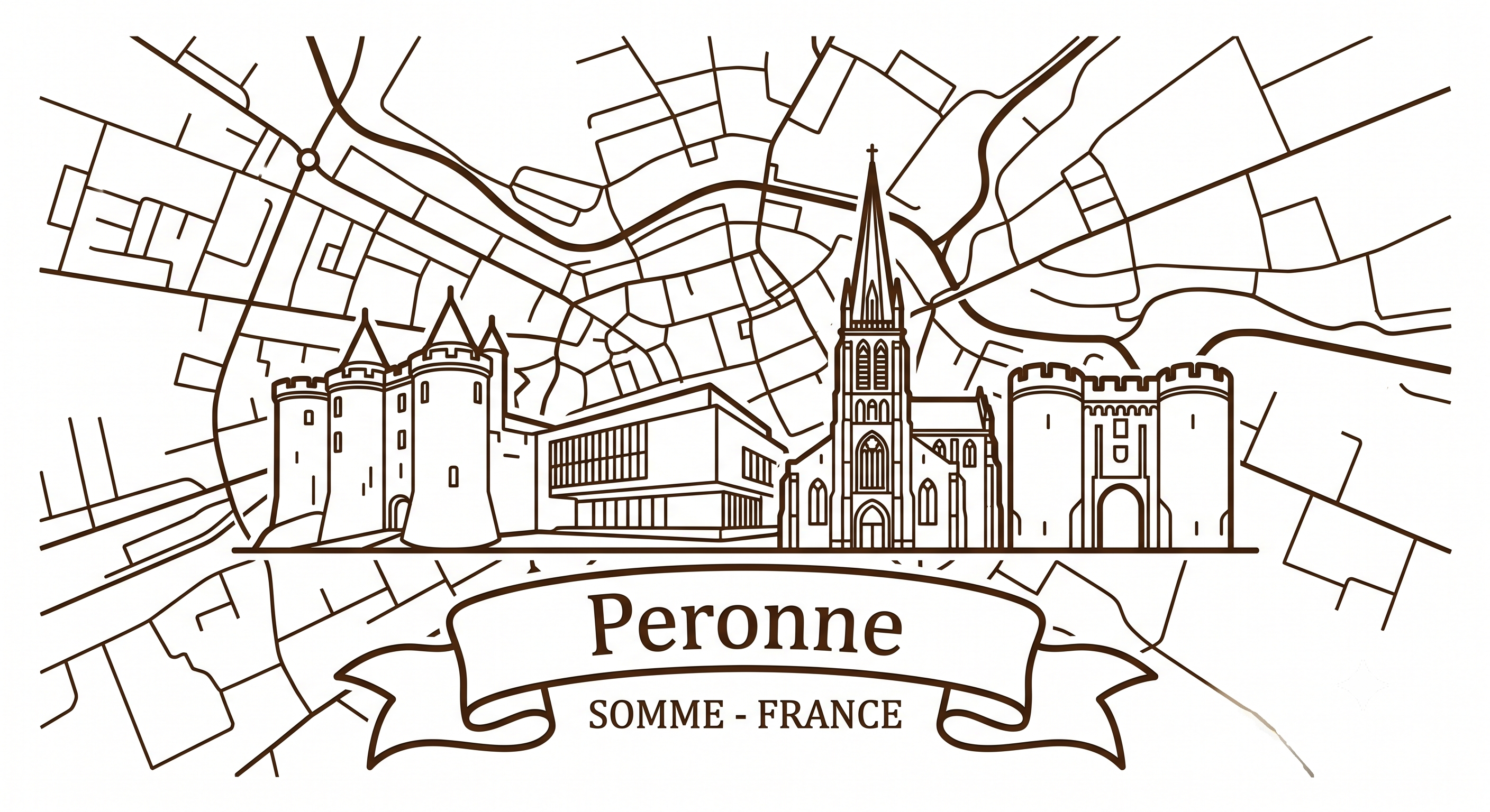 Planche Apéro Gravée - Patrimoine Historique de Péronne